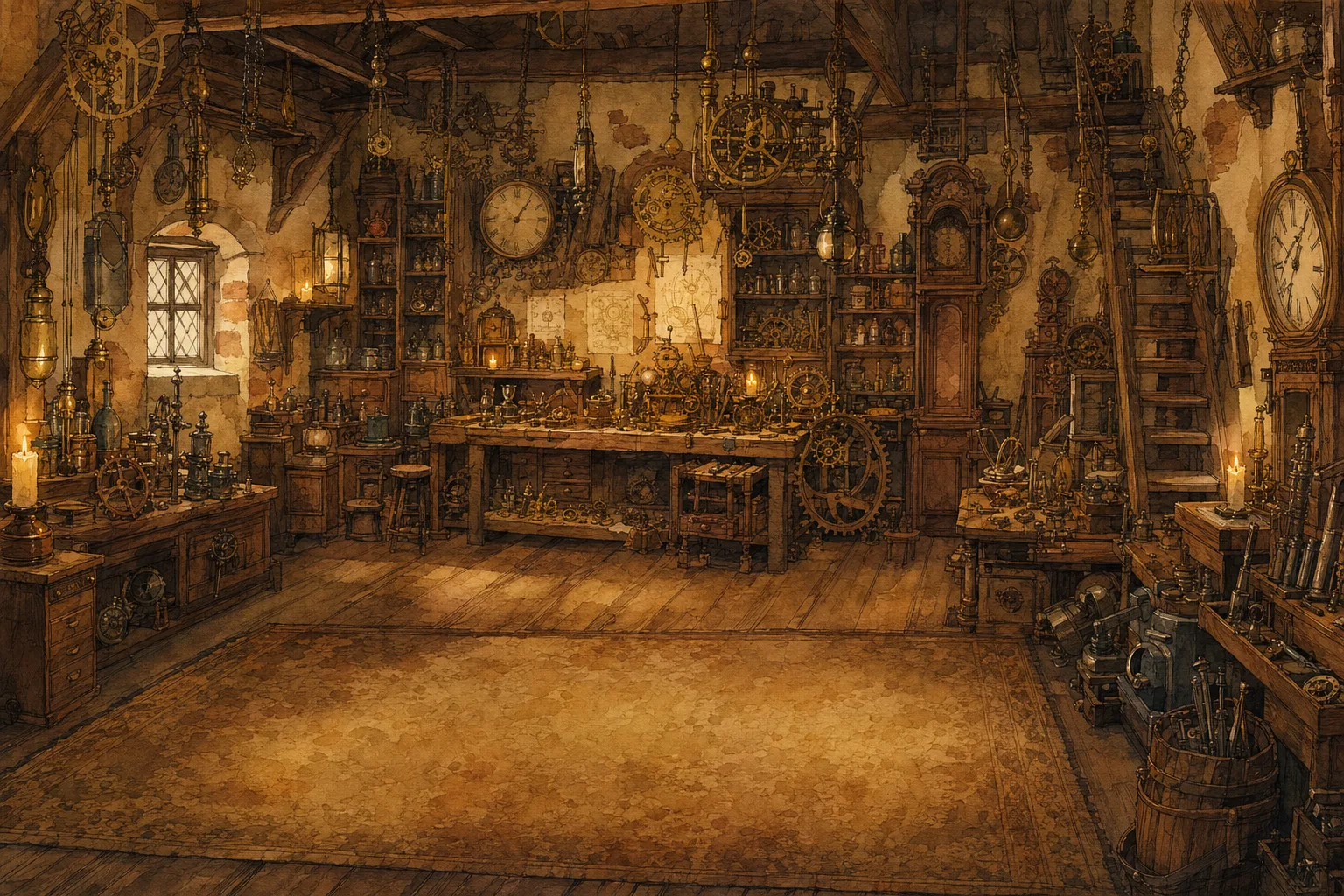 The clockmaker's workshop